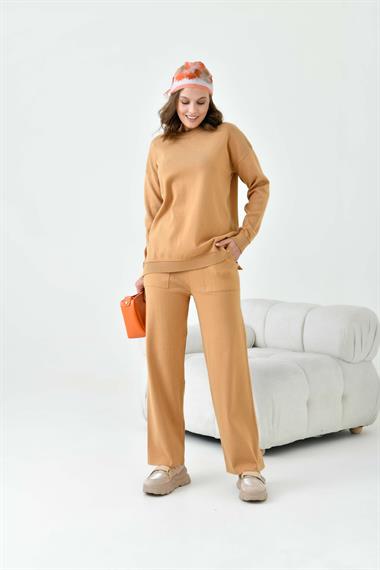 FTZ Women Kadın Düz Basic İkili Takım  Bisküvi 20800