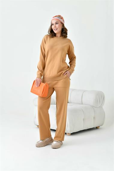 FTZ Women Kadın Düz Basic İkili Takım  Bisküvi 20800