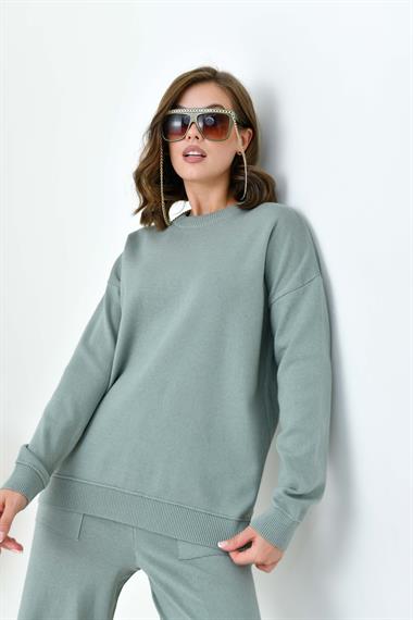 FTZ Women Kadın Düz Basic İkili Takım  Mint 20800