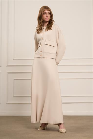FTZ Women Kadın Etekli Takım  Beige 31072