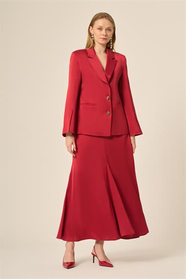 FTZ Women Kadın Etekli Takım  Bordo 31083
