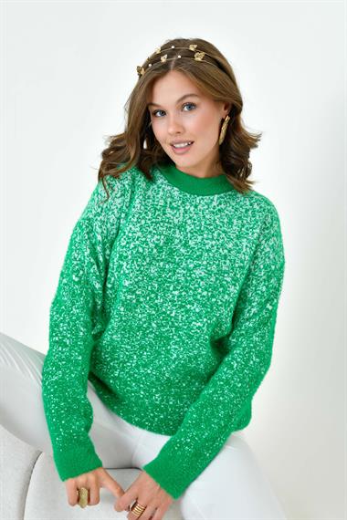 FTZ Women Kadın Geçişli Kazak  Benetton 20942