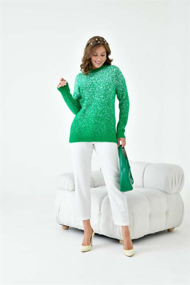 FTZ Women Kadın Geçişli Kazak  Benetton 20942