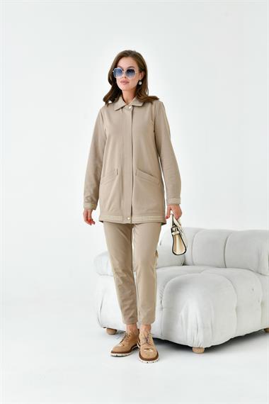 FTZ Women Kadın İki İp Takım  Beige 30924