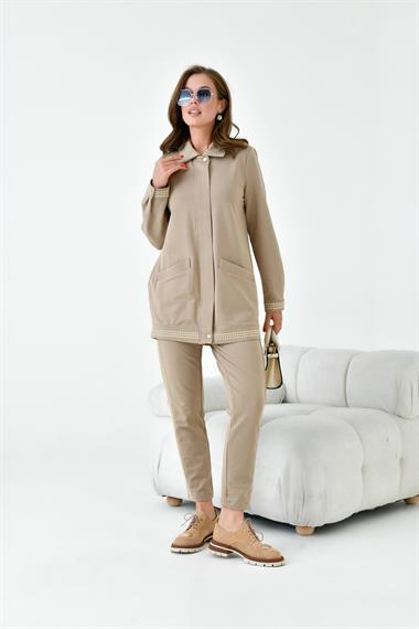 FTZ Women Kadın İki İp Takım  Beige 30924