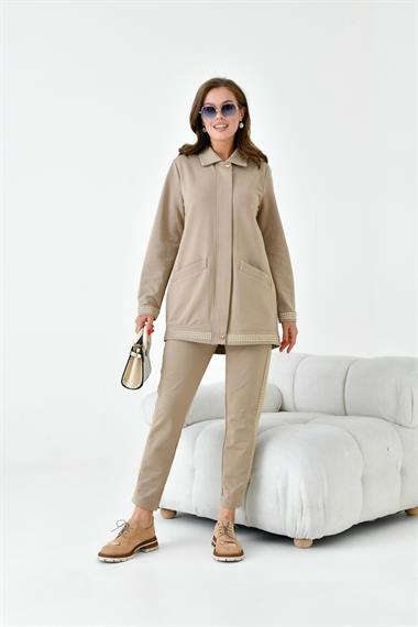 FTZ Women Kadın İki İp Takım  Beige 30924