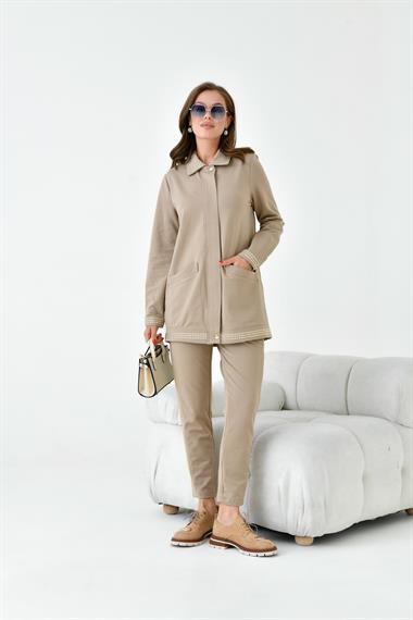 FTZ Women Kadın İki İp Takım  Beige 30924