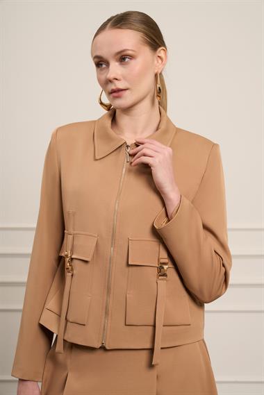 FTZ Women Kadın İkili Takım  Camel 31069