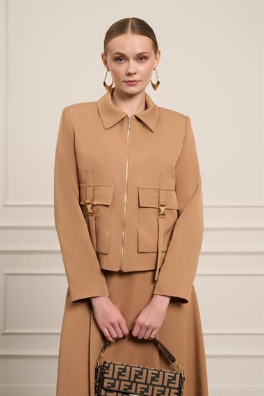 FTZ Women Kadın İkili Takım  Camel 31069