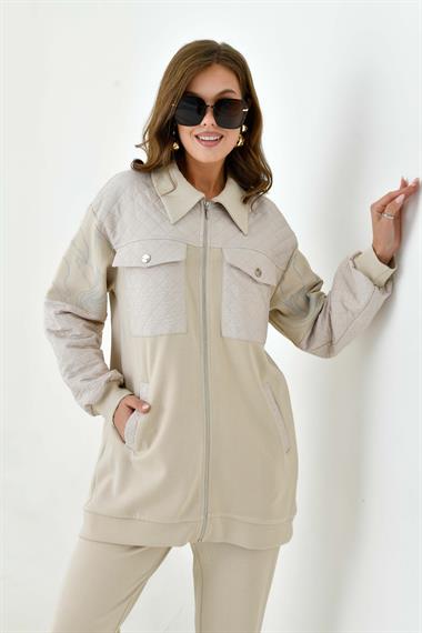 FTZ Women Kadın Oysho Takım  Beige 30939