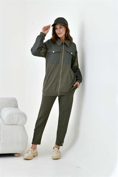 FTZ Women Kadın Oysho Takım  Haki 30939