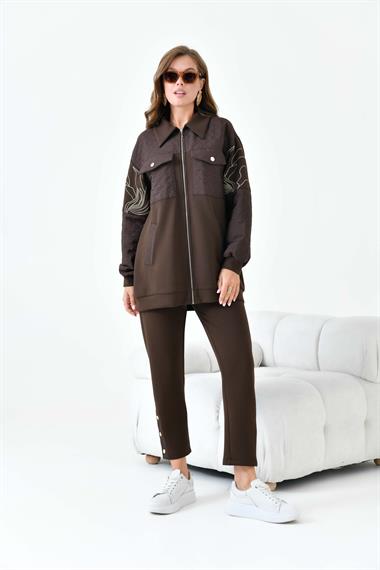 FTZ Women Kadın Oysho Takım  Kahve 30939