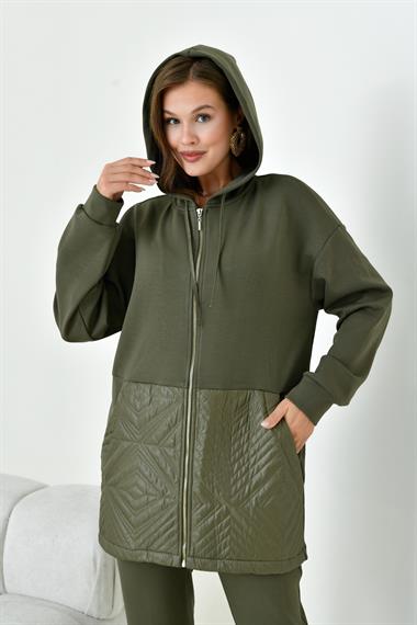 FTZ Women Kadın Kapitone Takım  Haki 30929