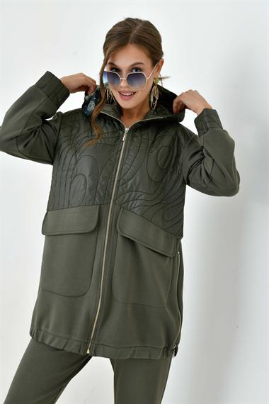 FTZ Women Kadın Kapitone Takım  Haki 30941