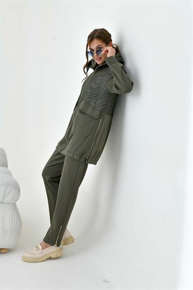 FTZ Women Kadın Kapitone Takım  Haki 30941