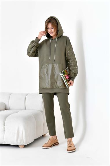 FTZ Women Kadın Kapitone Takım  Haki 30942