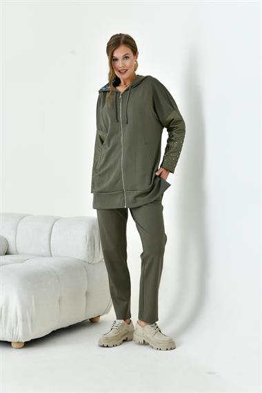 FTZ Women Kadın Kapitone Takım  Haki 30954
