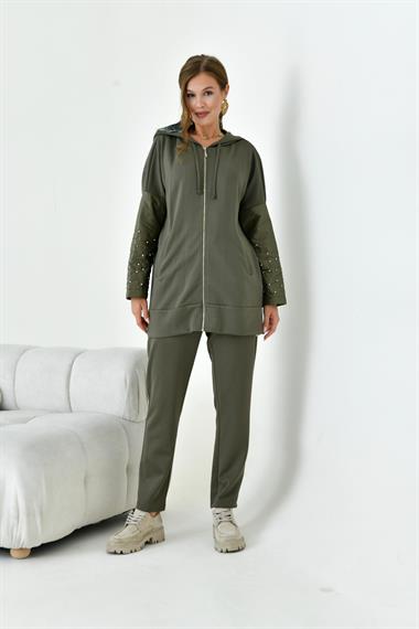 FTZ Women Kadın Kapitone Takım  Haki 30954