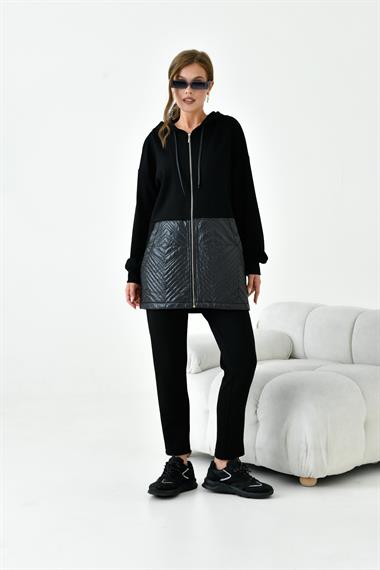 FTZ Women Kadın Kapitone Takım  Siyah 30929