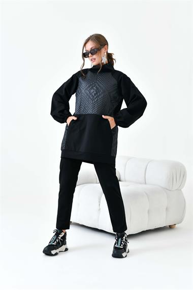 FTZ Women Kadın Kapitone Takım  Siyah 30936