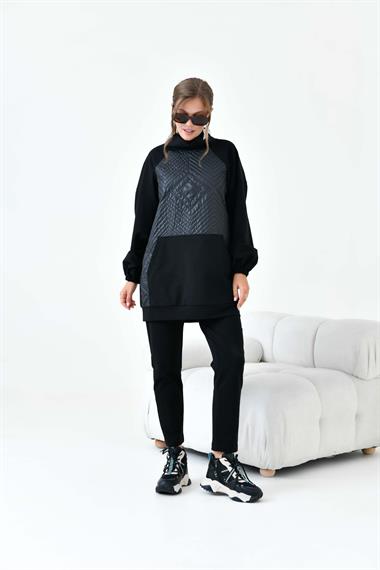 FTZ Women Kadın Kapitone Takım  Siyah 30936