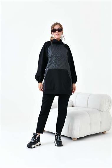 FTZ Women Kadın Kapitone Takım  Siyah 30936