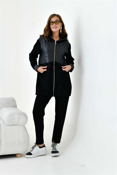 FTZ Women Kadın Kapitone Takım  Siyah 30941