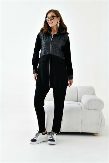 FTZ Women Kadın Kapitone Takım  Siyah 30941