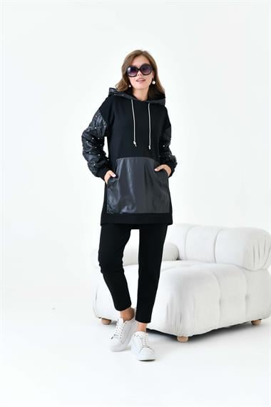 FTZ Women Kadın Kapitone Takım  Siyah 30942