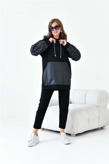 FTZ Women Kadın Kapitone Takım  Siyah 30942