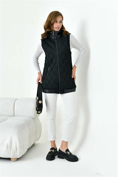 FTZ Women Kadın Kapitone Yelek  Siyah 30965