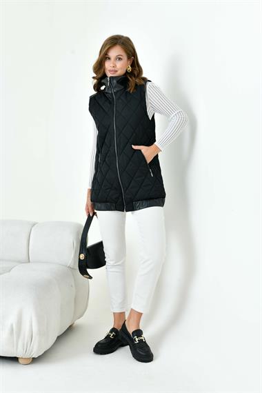 FTZ Women Kadın Kapitone Yelek  Siyah 30965