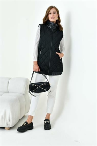 FTZ Women Kadın Kapitone Yelek  Siyah 30965