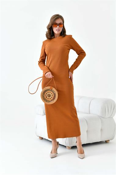 FTZ Women Kadın Kaşkorse Elbise  Kiremit 30901