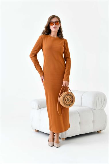 FTZ Women Kadın Kaşkorse Elbise  Kiremit 30901