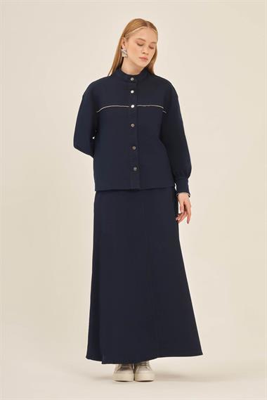 FTZ Women Kadın Kot Takım  İndigo 31128