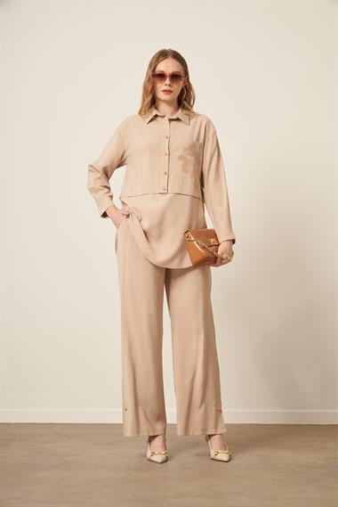 FTZ Women Kadın Kupra Takım  Beige 31121