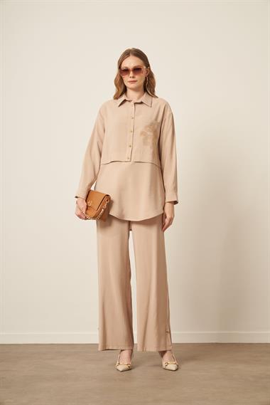 FTZ Women Kadın Kupra Takım  Beige 31121