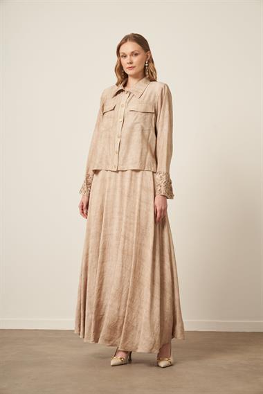 FTZ Women Kadın Melanj Takım  Beige 31146