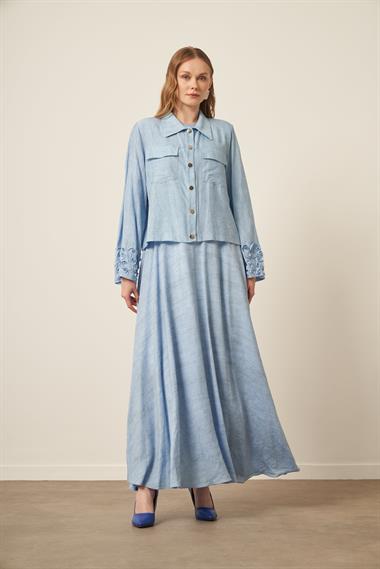 FTZ Women Kadın Melanj Takım  Mavi 31146