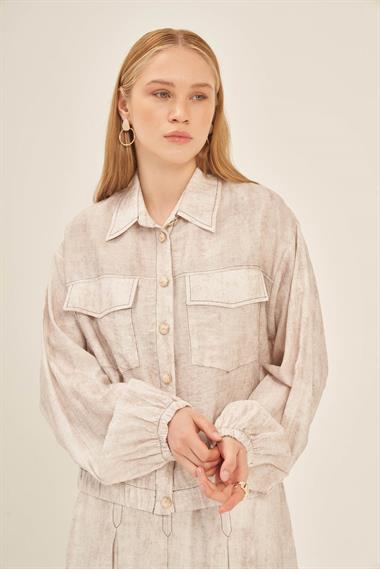 FTZ Women Kadın Melanj Takım  Taş 31145