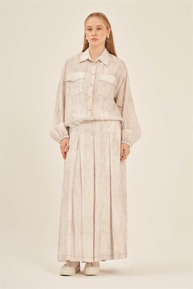 FTZ Women Kadın Melanj Takım  Taş 31145