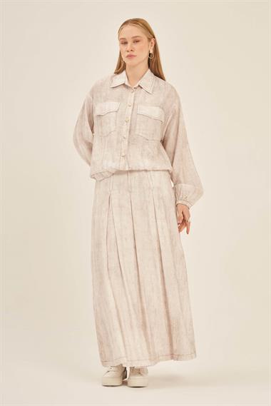 FTZ Women Kadın Melanj Takım  Taş 31145