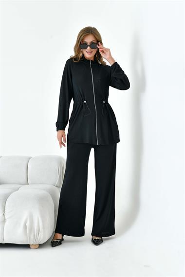 FTZ Women Kadın Örme Takım  Siyah 30992