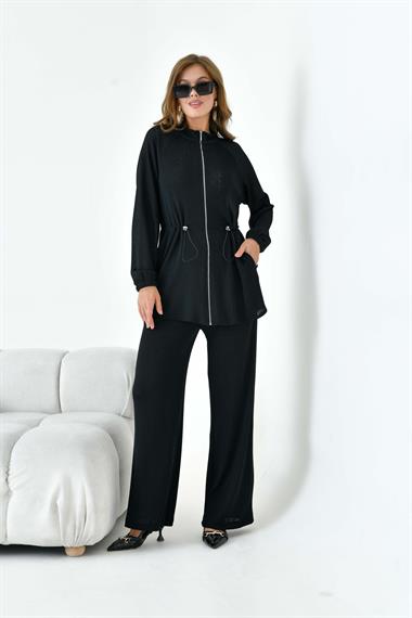 FTZ Women Kadın Örme Takım  Siyah 30992