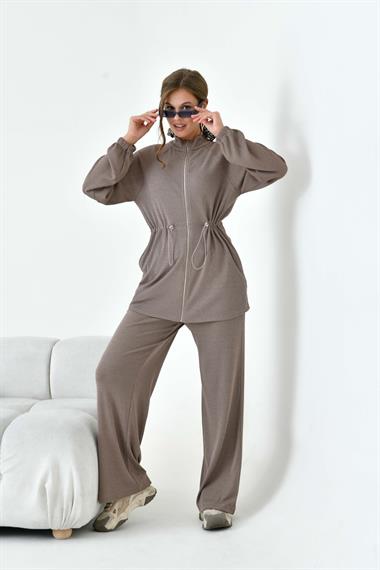 FTZ Women Kadın Örme Takım  Vizon 30992