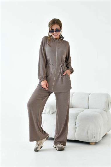 FTZ Women Kadın Örme Takım  Vizon 30992
