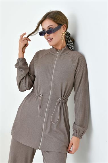 FTZ Women Kadın Örme Takım  Vizon 30992