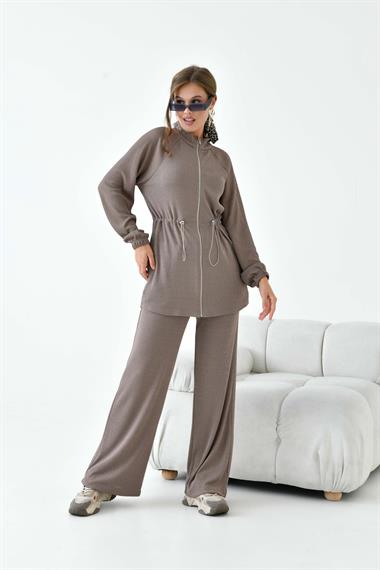 FTZ Women Kadın Örme Takım  Vizon 30992