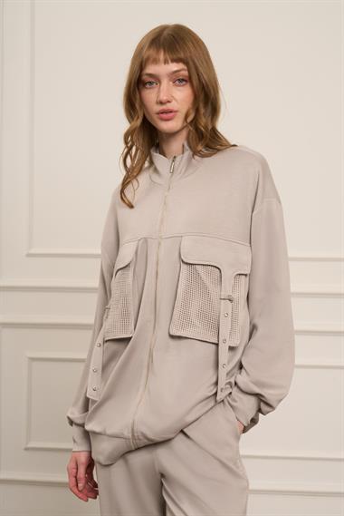 FTZ Women Kadın Pantolonlu Takım  Gri 31071